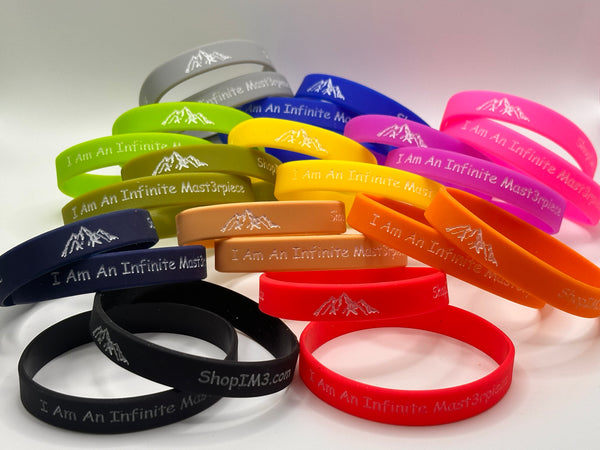 "I Am Mast3rpiece" Silicone Bracelet