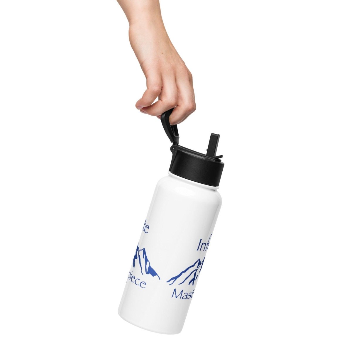 Blue "Legend" 32oz. Printed Stainless Steel Water Bottle - Infinite Mast3rpiece - 