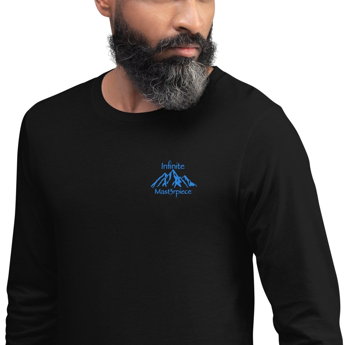 Mens "Legend" in Light Blue Long Sleeve T-Shirt - Infinite Mast3rpiece - 