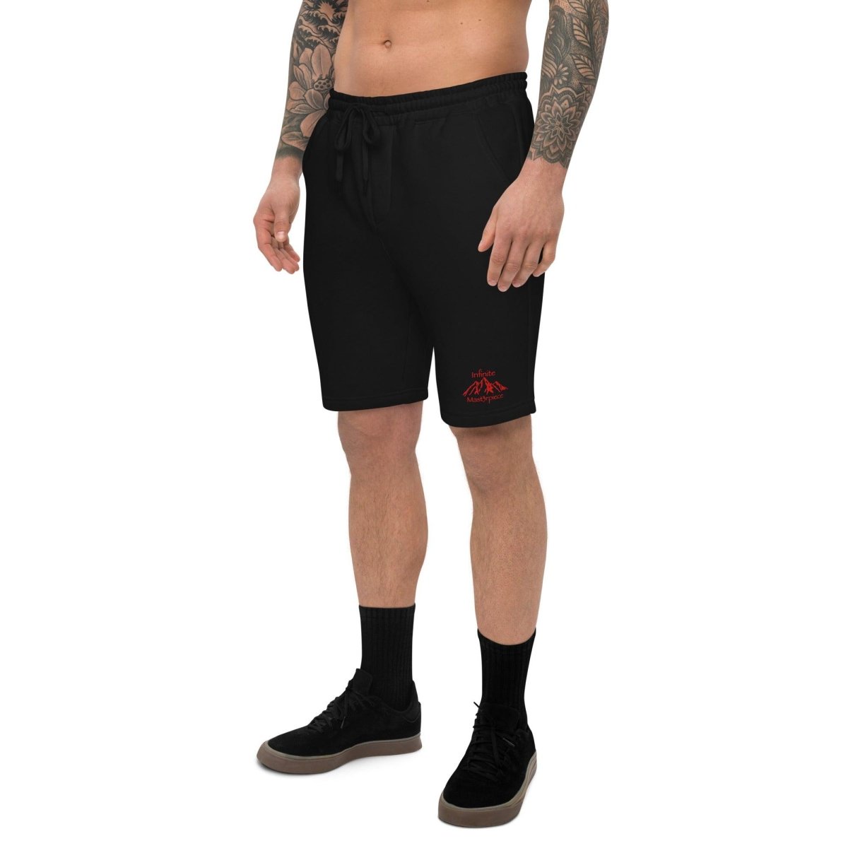 Mens "Legend" in Red Fleece Shorts - Infinite Mast3rpiece - 