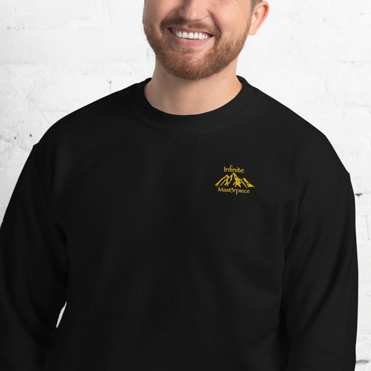 Mens "Legend" in Yellow Premium Sweatshirt - Infinite Mast3rpiece - 