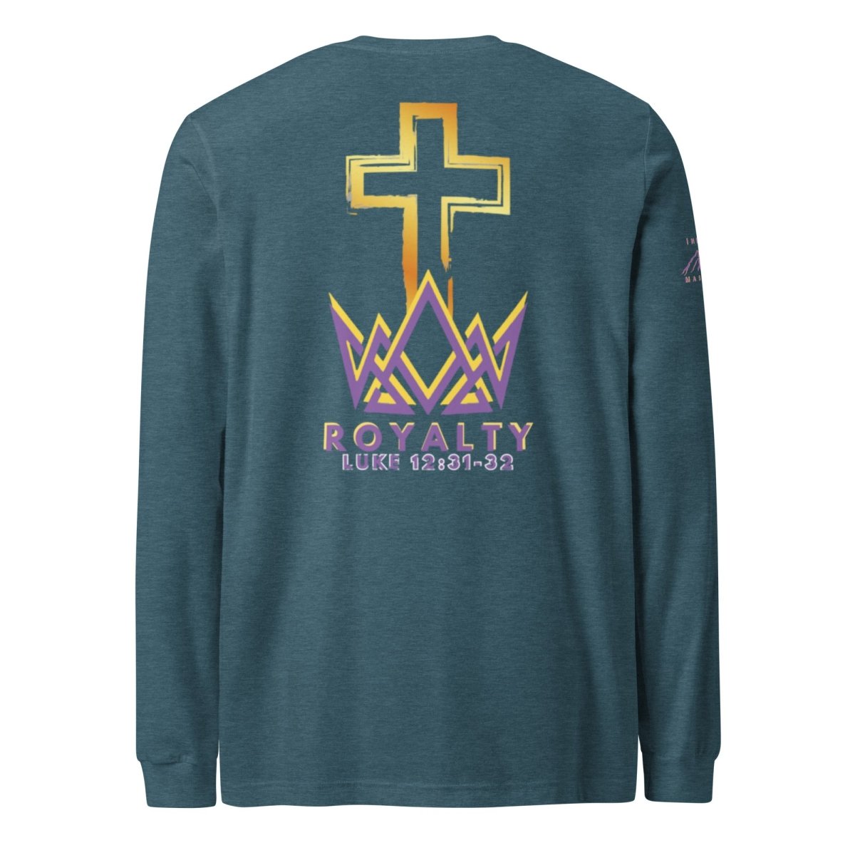 Mens Royalty in Christ Long Sleeve T-Shirt - Long Sleeve T-Shirt - Infinite Mast3rpiece - 