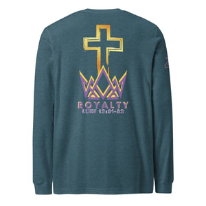 Mens Royalty in Christ Long Sleeve T-Shirt - Long Sleeve T-Shirt - Infinite Mast3rpiece - 