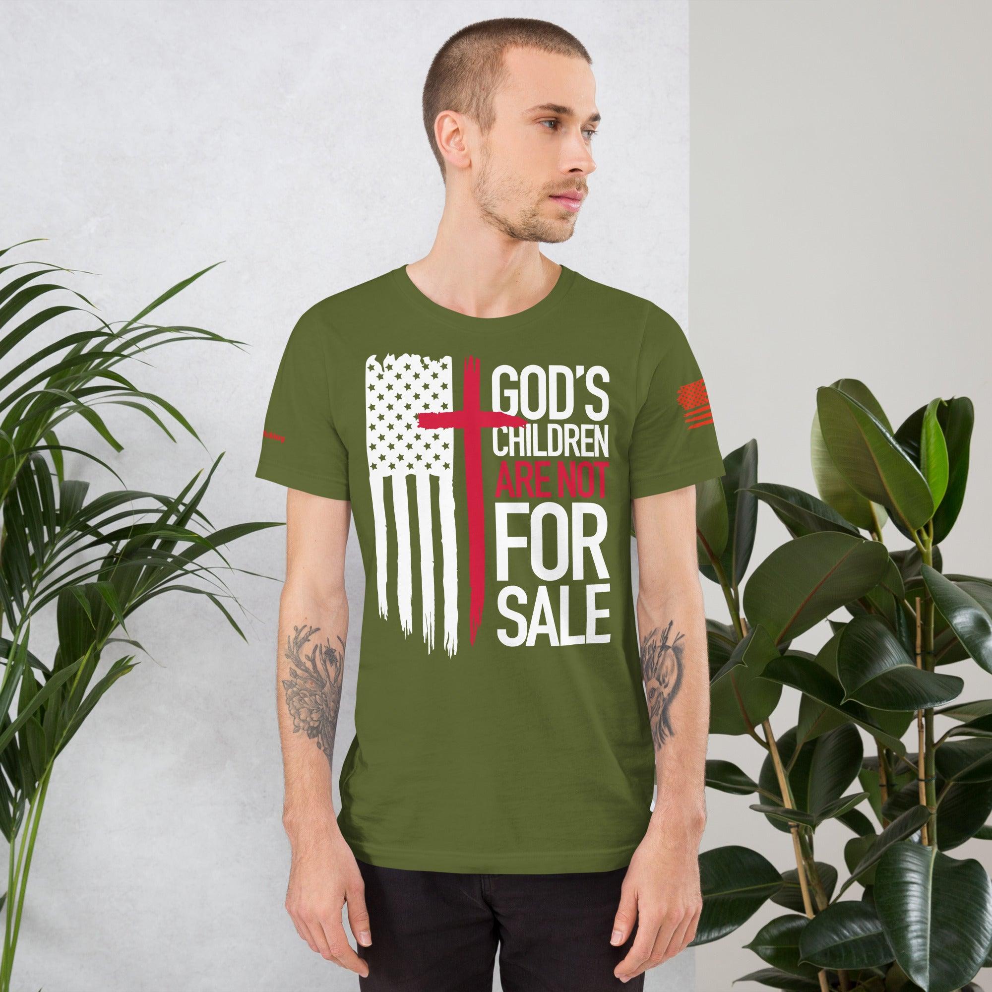 Mens God's Children Are Not For Sale T-Shirt