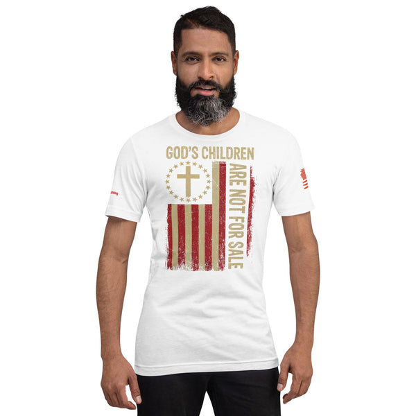 Mens "God's Children" Not 4 Sale Flag t-shirt