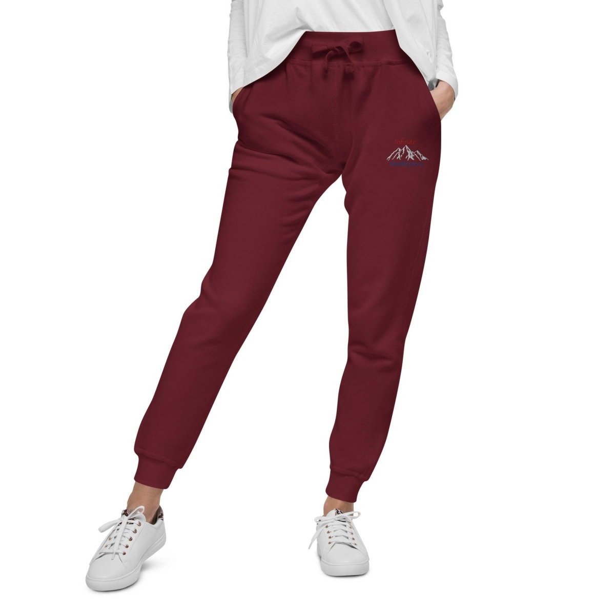 Womens Legend in Red, White and Blue Premium Fleece Jogger - Jogger - Infinite Mast3rpiece - 