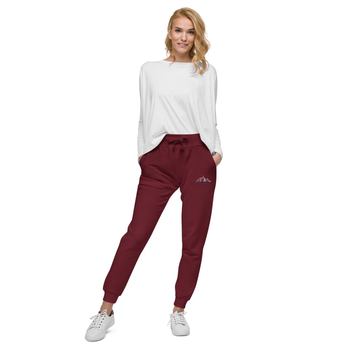 Womens Legend in Red, White and Blue Premium Fleece Jogger - Jogger - Infinite Mast3rpiece - 