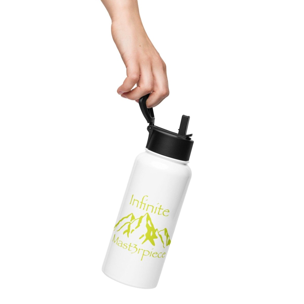 Yellow "Legend" 32oz. Printed Stainless Steel Water Bottle - Infinite Mast3rpiece - 